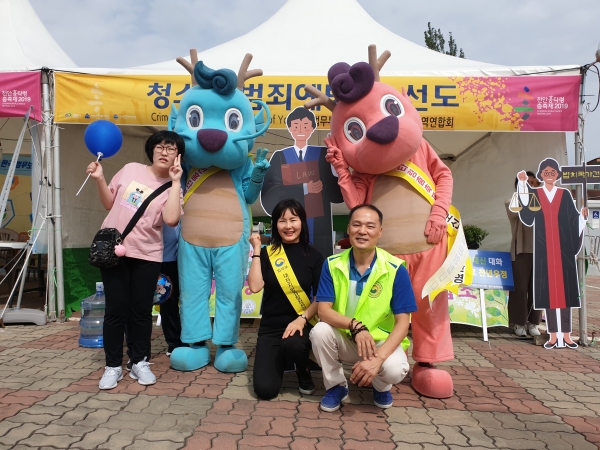 흥타령춤축제 시정홍보관 운영 모습