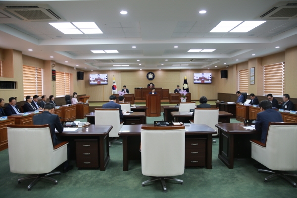 청양군의회 257회 임시회 폐회