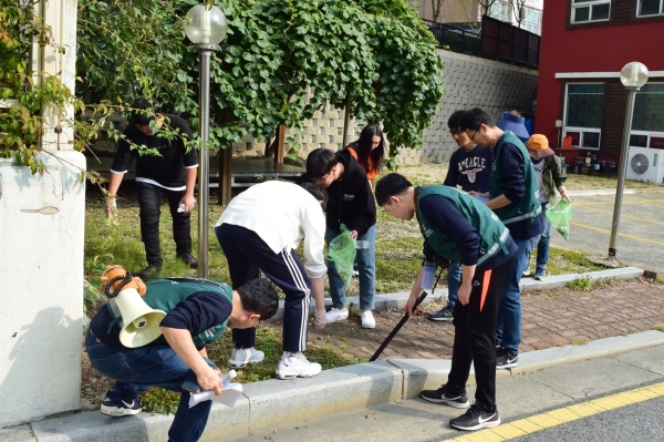 을지대학교병원, 가을맞이 환경정화 활동 모습