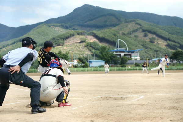 지난해 보령머드배 전국사회인야구대회 장면