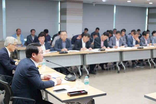 10월 확대간부회의 개최 모습