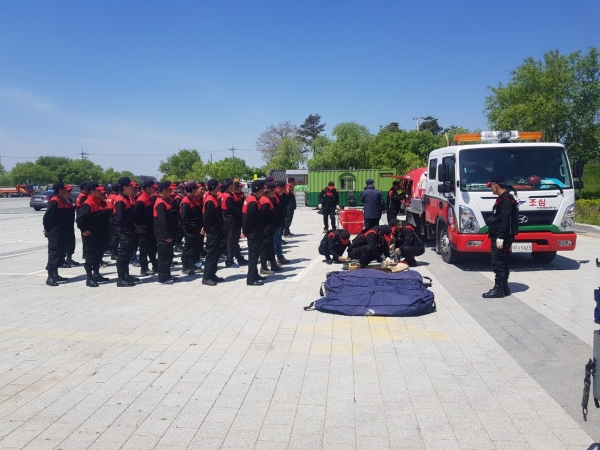 산불전문예방진화대 운용 장면