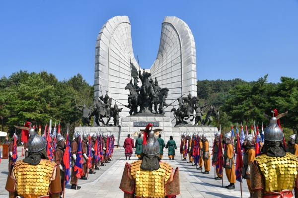 오천결사대 충혼제 봉행장면