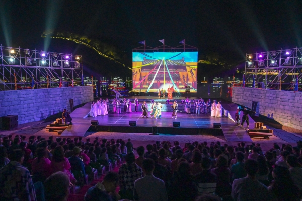 백제문화제 뮤지컬 웅진판타지아 공연 모습