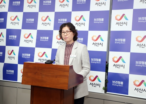 이종신 문화예술과장은 2일 정례브리핑을 갖고, (가칭) 서산문화재단설립 및 서산문학관 건립 등 5개 주요 현안사업계획에 대해 밝혔다.