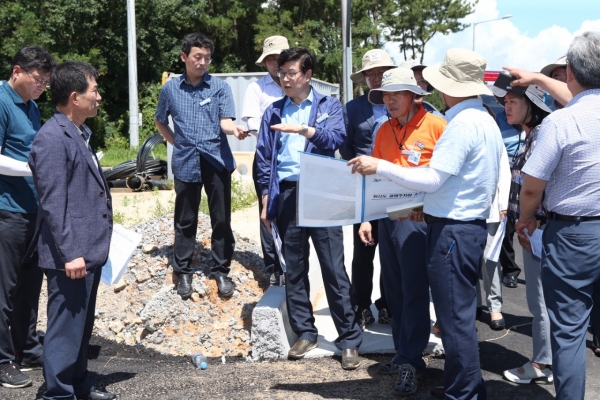 정낙춘 보령부시장 원산도 권역 정책 개발 현장 점검