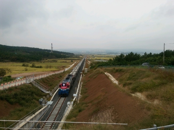 포항영일만신항 인입철도 시설물검증 사진