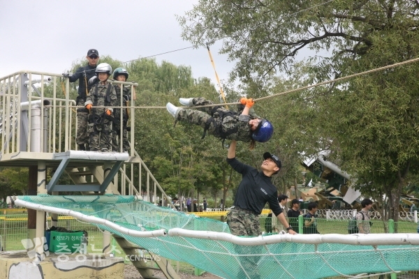 계룡군문화축제장 모습