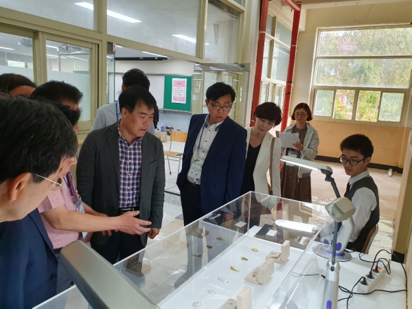 남부호 부교육감 제54회 전국기능경기대회 방문 및 격려