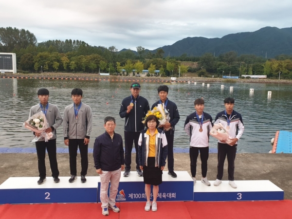 전국체전 시상식 장면