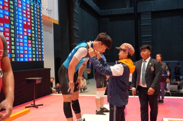 전국체전 시상식 장면