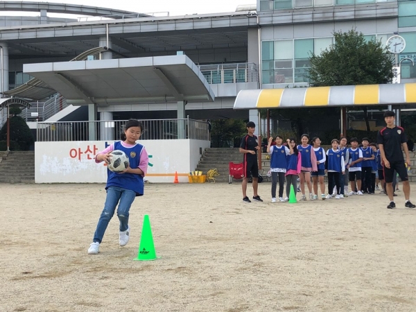 아산 시민과 함께하는 비타민 스쿨, 북수초 방문.