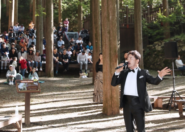 서구힐링 숲속의 음악회 진행 모습