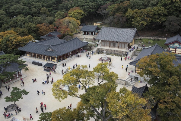 2019 SNS 군정홍보단 팸투어 진행(수덕사 전경)