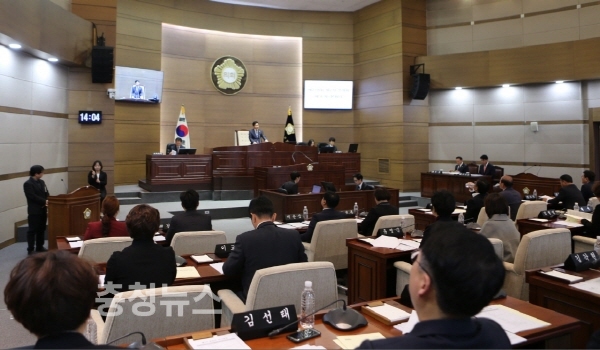 천안시의회 제218회 제2차 정례회 / 충청뉴스 최형순 기자