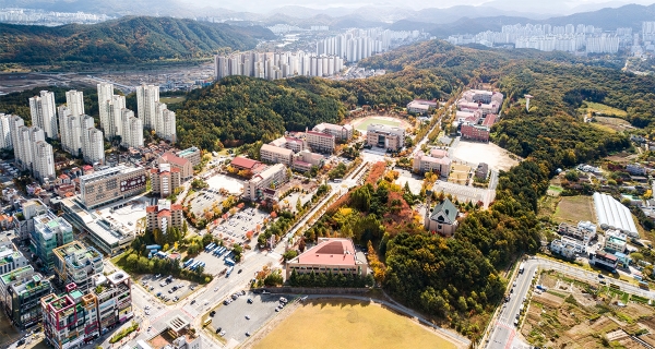 목원대학교 전경