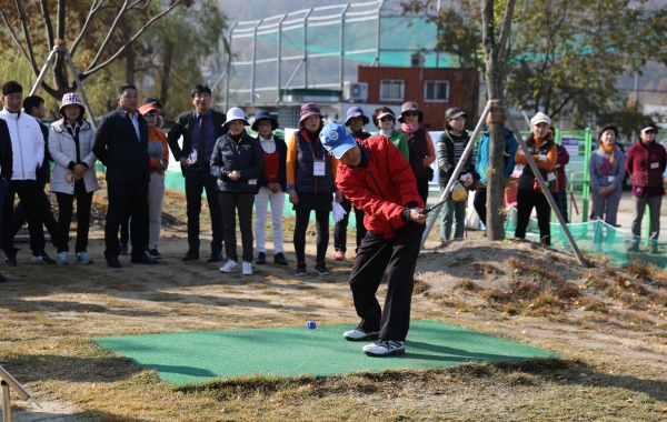 지난 파크 골프 대회 모습