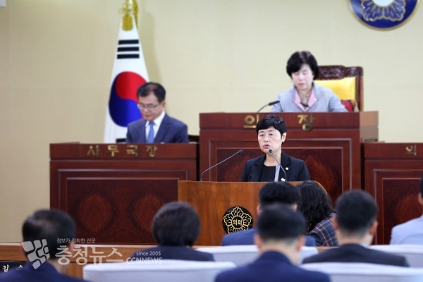 김수영 의원이 어린이집 보육료 현실화 촉구 건의안을 대표발의 / 충청뉴스 최형순 기자