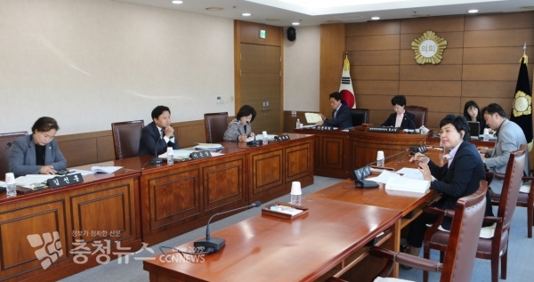 행정안전위원회,제226회 임시회 상임위 / 충청뉴스 최형순 기자