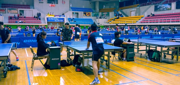 내달 2일 어르신 페스티벌 탁구대회 개최 (칠갑산배 전국탁구대회 모습)