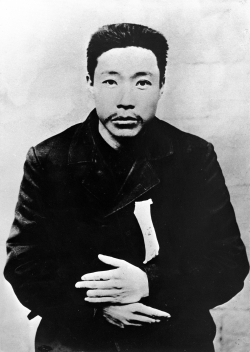 안중근 의사의 모습(여순감옥)