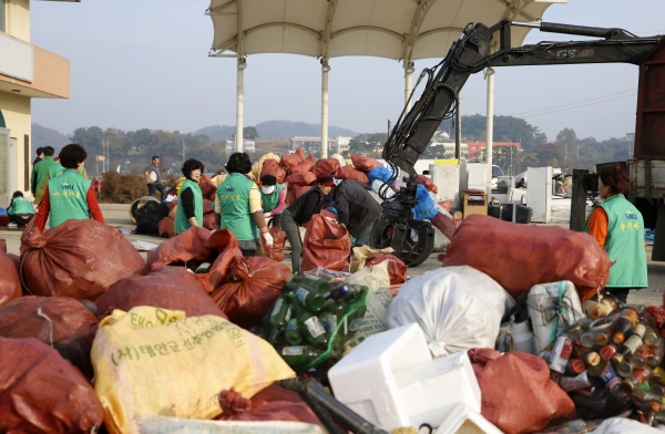 올해 상반기 숨은자원찾기 행사 모습.