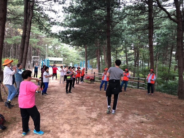금산군보건소 ‘하루 만보 걷기 운동 실천’