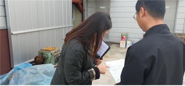 대덕구, 위반건축물 사전 예방 활동 현장점검 모습