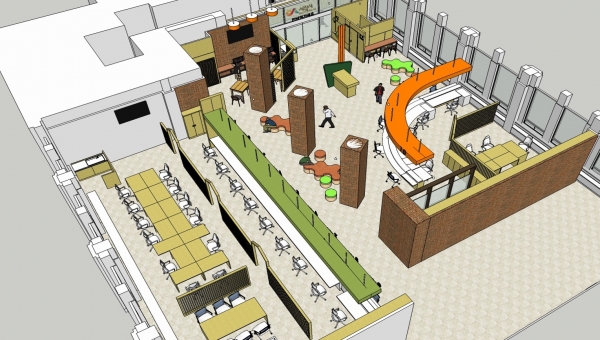 종합민원실 리모델링 공사 조감도