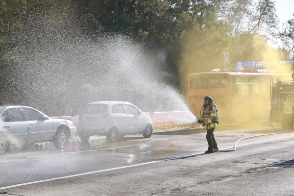 2019 재난대응 현장훈련 실시 모습