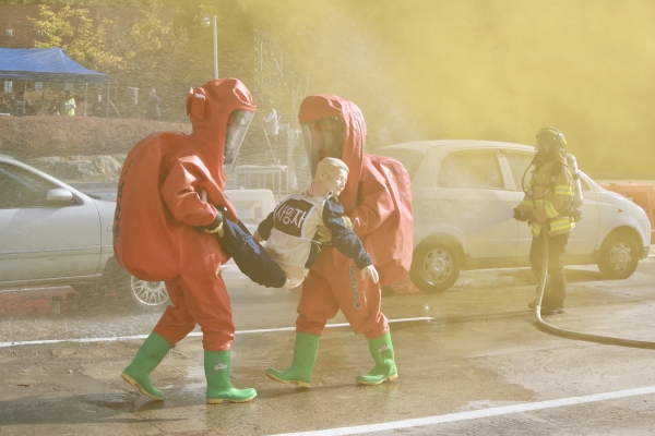 2019 재난대응 현장훈련 실시 모습