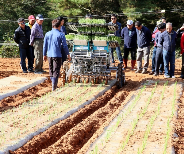 ‘2019년 양파분야 시범사업 평가회’ 모습.