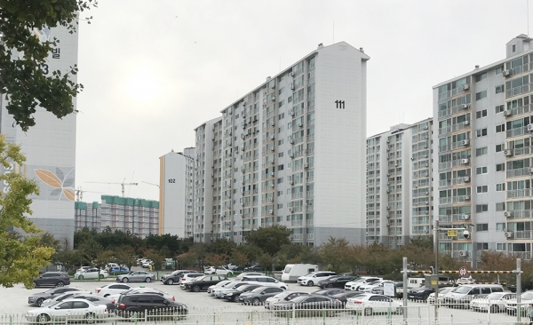 임시공영주차장 4개소 조성 완료(센스빌아파트).