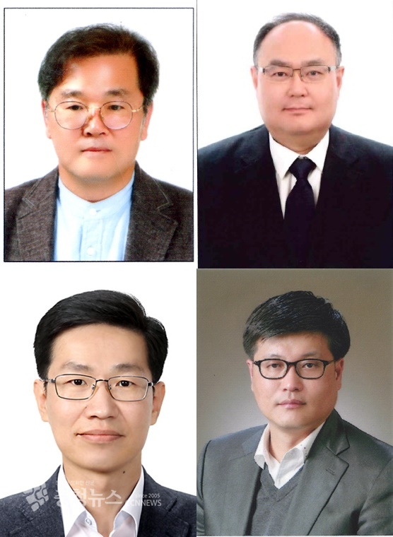 (좌측 시계방향) 최재근 대전시 민생정책자문관, 민병권 과학산업특보, 정상수 정무특보(비상근), 김미중 정책특보