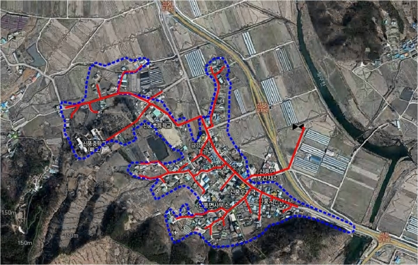 신풍 마을 하수도 착공 대상지