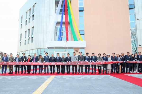 순성면행정복지센터 신청사, 1년 여 공사 끝에 6일 준공식 개최