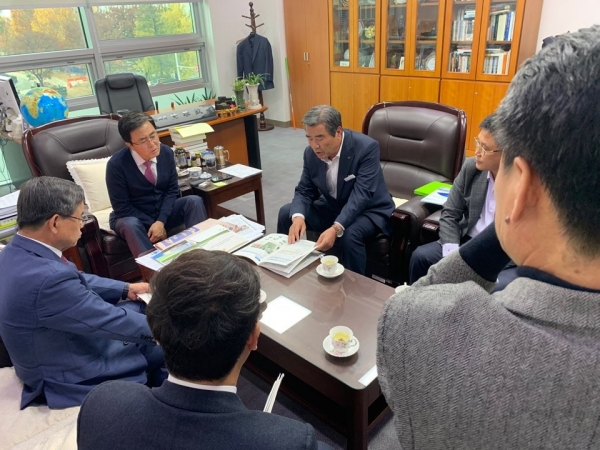 정부예산안 증액 반영 건의(김태흠 국회의원)