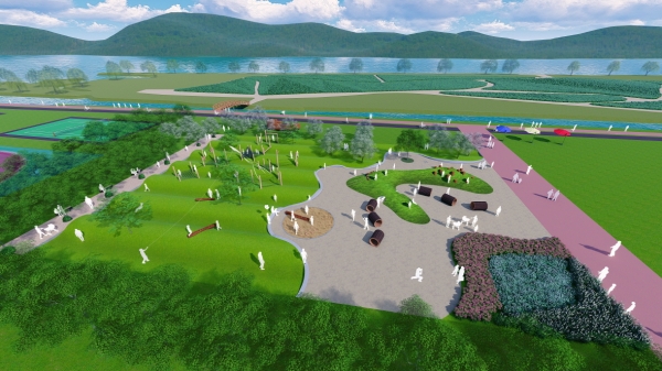 금강신관공원 아이뜨락 생태놀이터 조감도