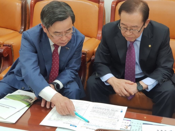 노박래 서천군수, 현안사업 정부예산 확보 국회 방문