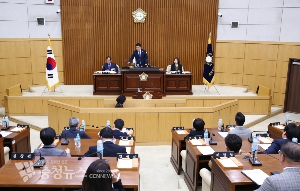 제249회 서구의회 임시회 개회식 모습