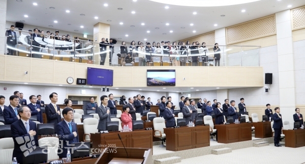 세종시의회 제59회 2차 정례회 제1차 본회의 전경​