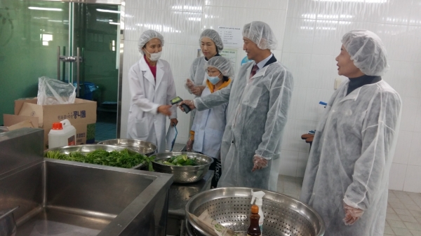 서부교육지원청 문정초 급식점검