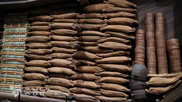 마도1호선 내부 모습