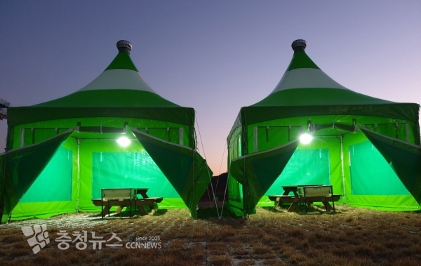 세종합강캠핑장바비큐장 / 충청뉴스 최형순 기자