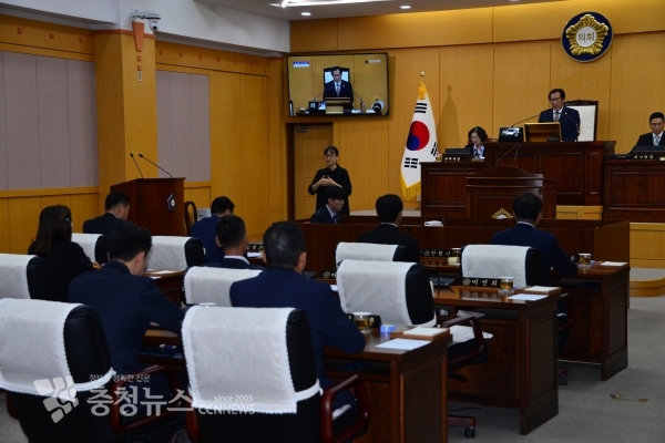 서산시의회, 제246회 임시회 개회 ... 14안건 처리