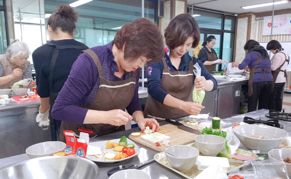 ‘푸드스타일링 교육’ 모습.