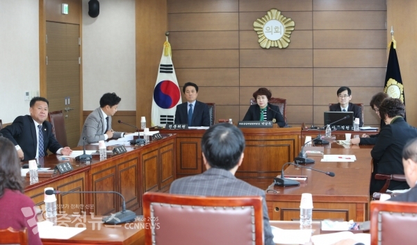 의회운영위원회(위원장 박남주의원)