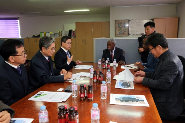 주한 앙골라 대사, 서천군 (주)다산기계 방문