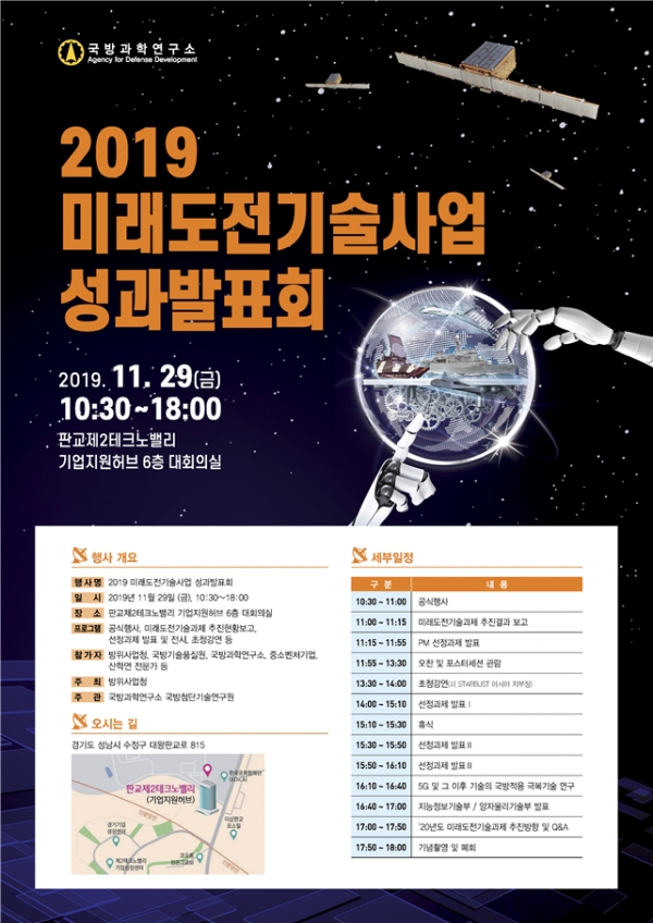 2019 국방미래도전기술포럼 포스터