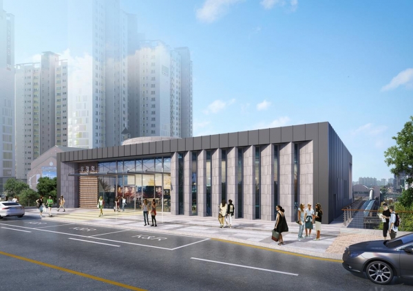 두정역 북부출입구 신설(안) 조감도